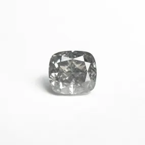 1.00ct 5.74x5.24x3.68mm GIA SI1 Fancy Grey Cushion Brilliant 19412-01