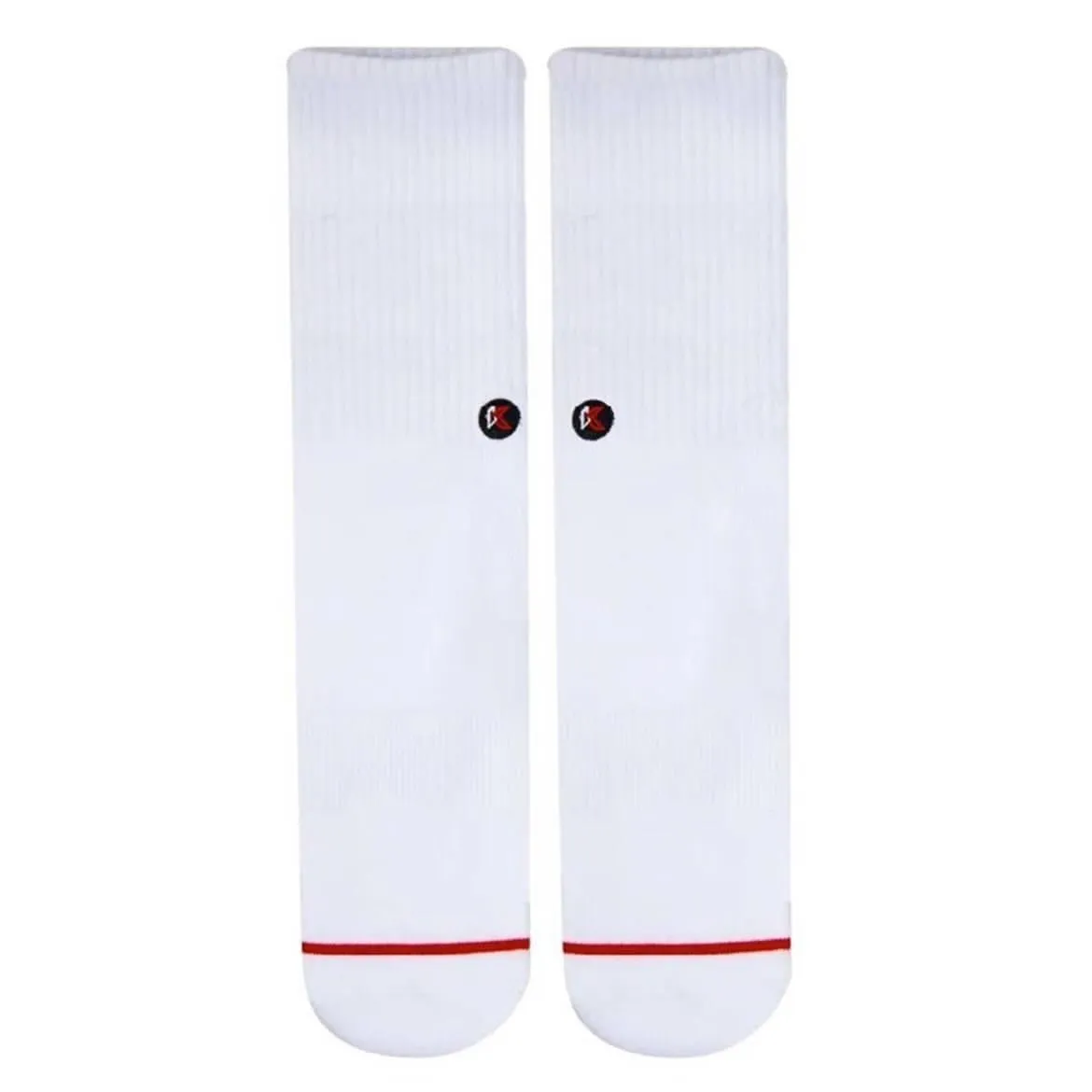 3 Pack Solid White Crew Sock