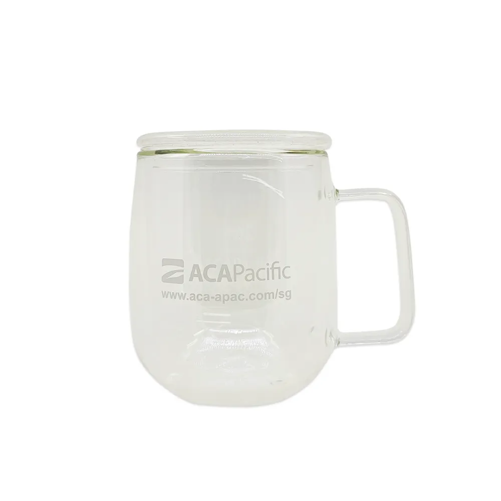 300ml Double Wall Glass Mug