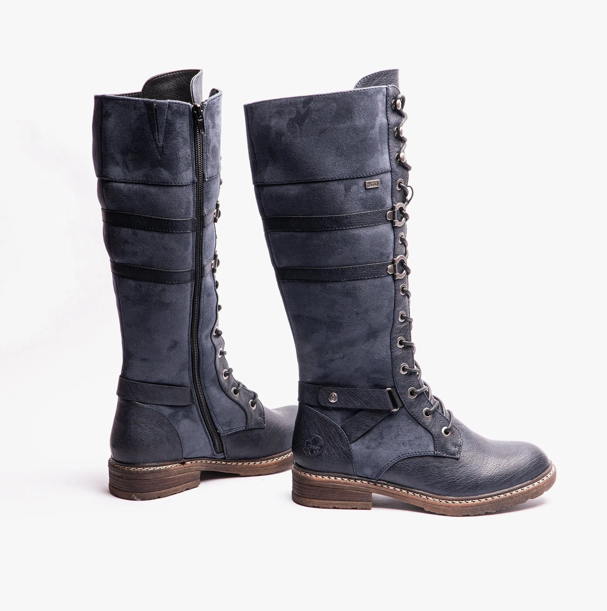 94732-14 Womens Knee High Boots Blue