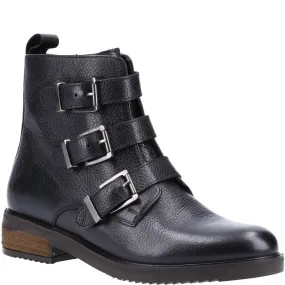 Black Pria Ankle Boots