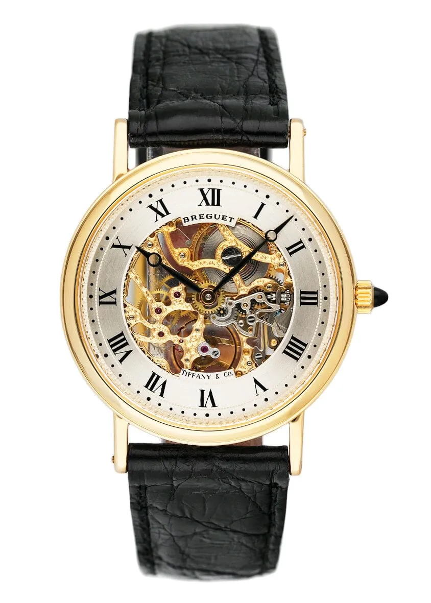 Breguet Tiffany & Co. Skeleton Dial Mens Watch