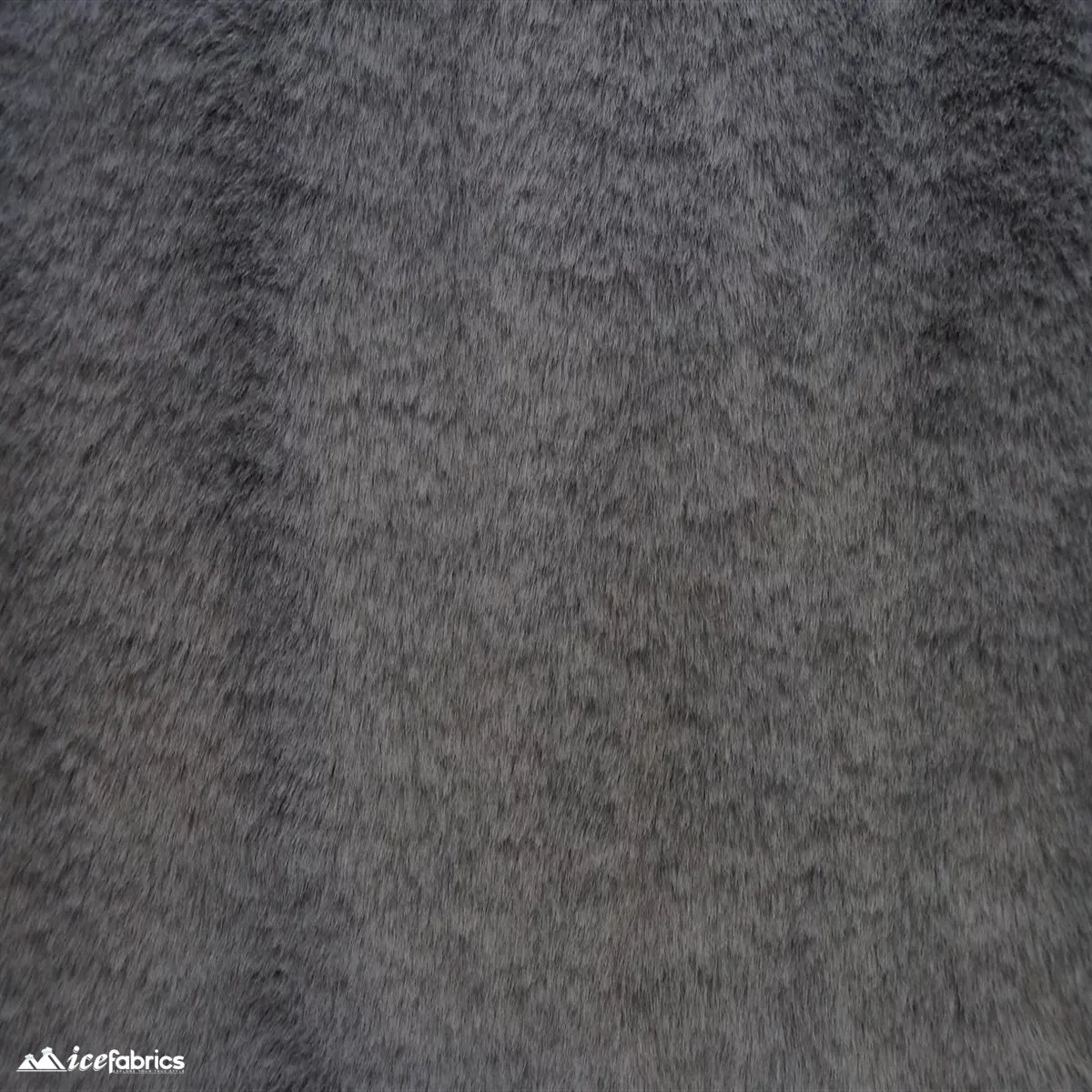 Charcoal Bunny Thick Faux Fur Minky Fabric / Short Pile / Super Soft