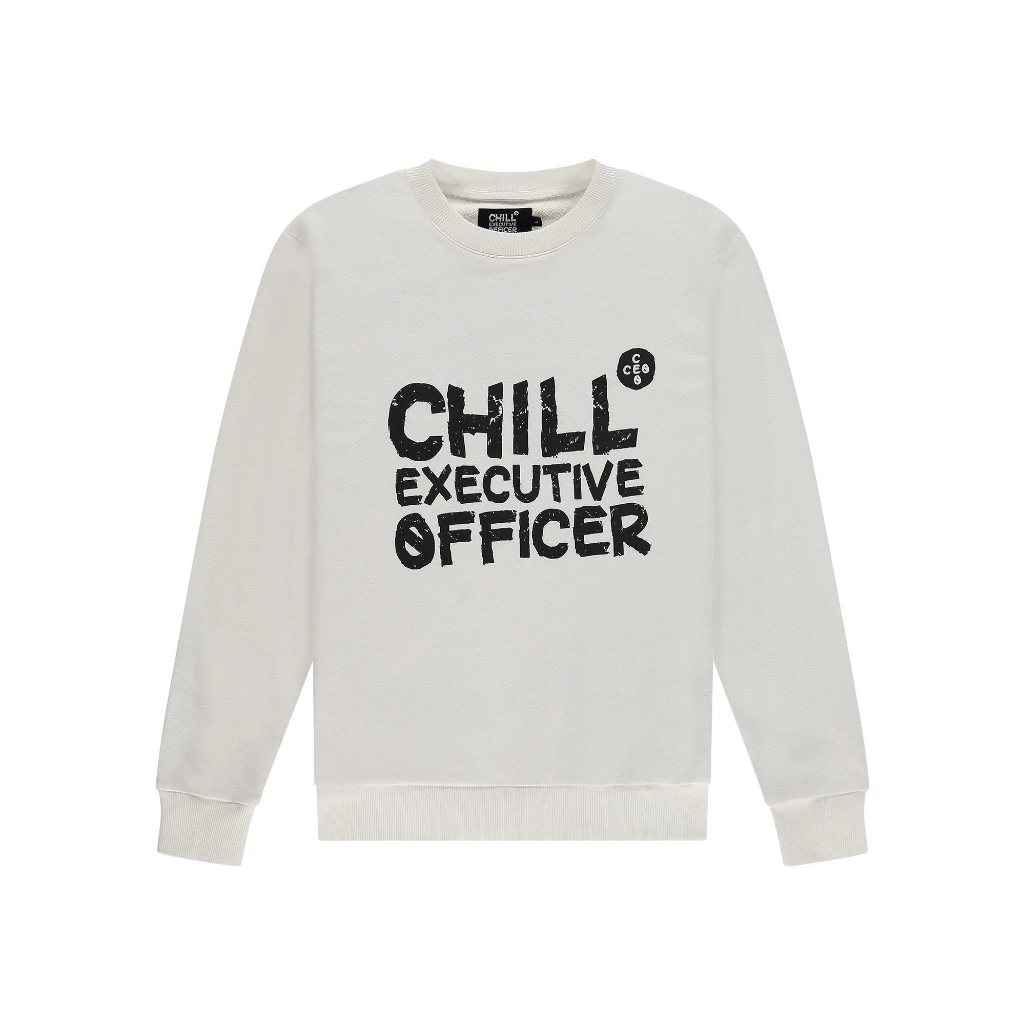 Chill Executive Officer Sweater White