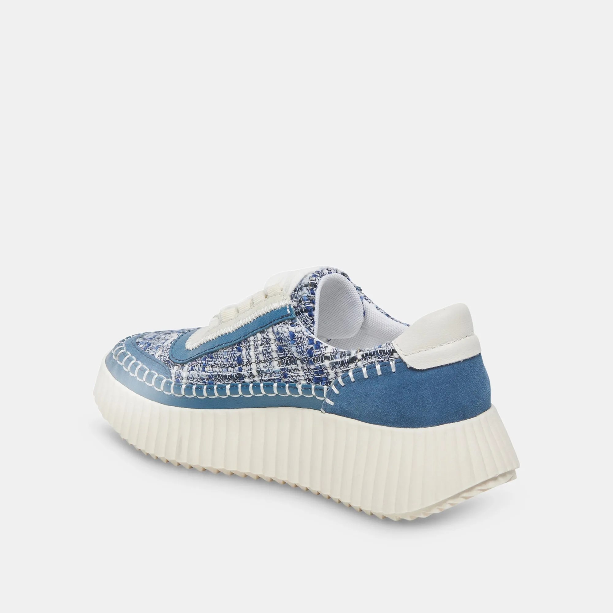 DOLEN SNEAKERS NAVY MULTI WOVEN - re:vita