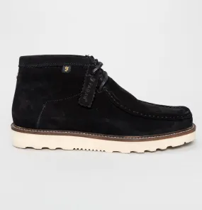 Farah Hanker Suede Boots Black