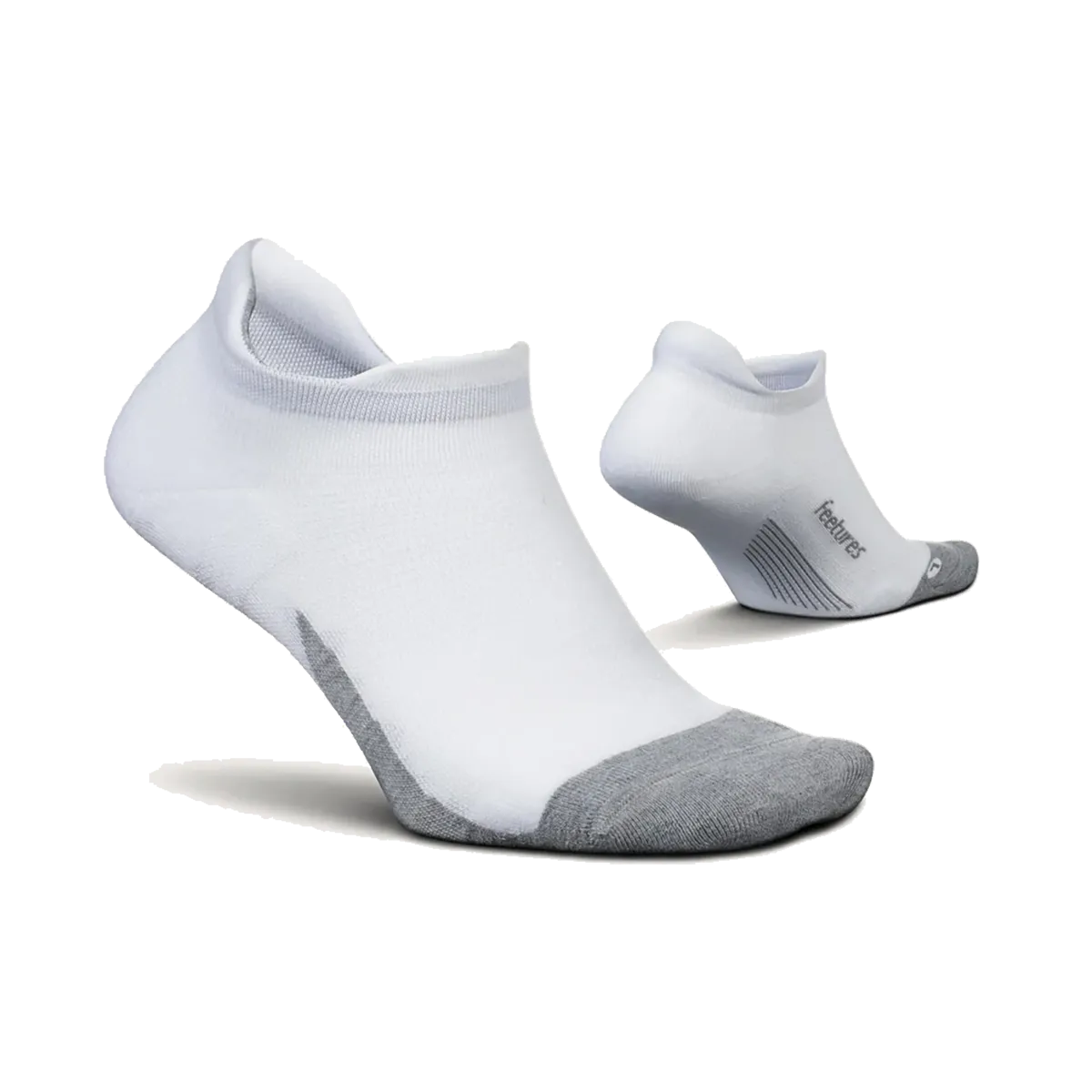 Feetures Elite Max Cushion No Show Tab - White