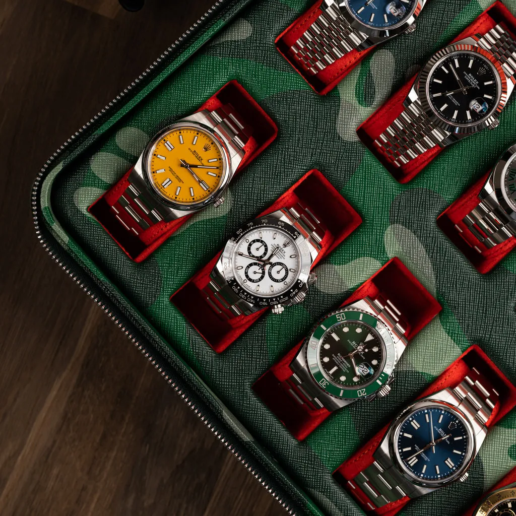 Green Camo Watch Box – Ten Watches