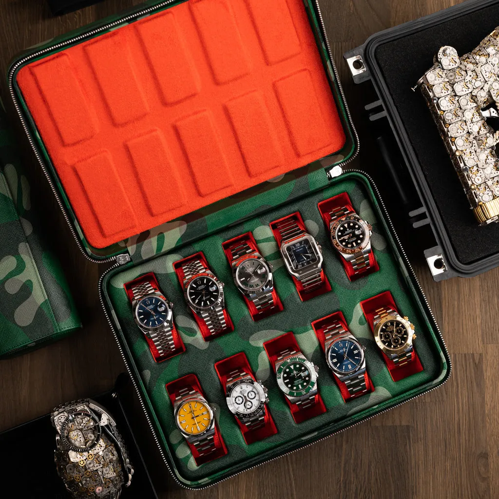 Green Camo Watch Box – Ten Watches