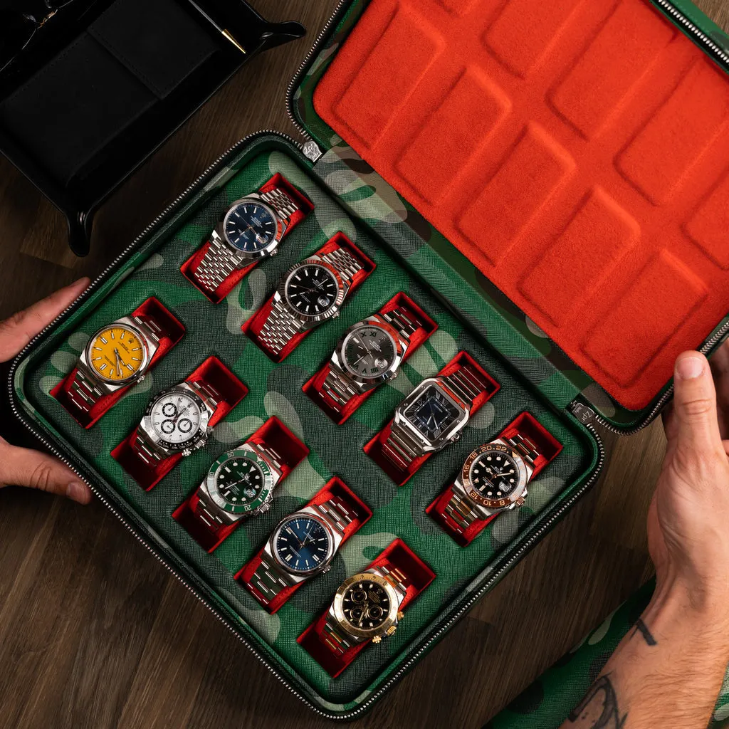 Green Camo Watch Box – Ten Watches