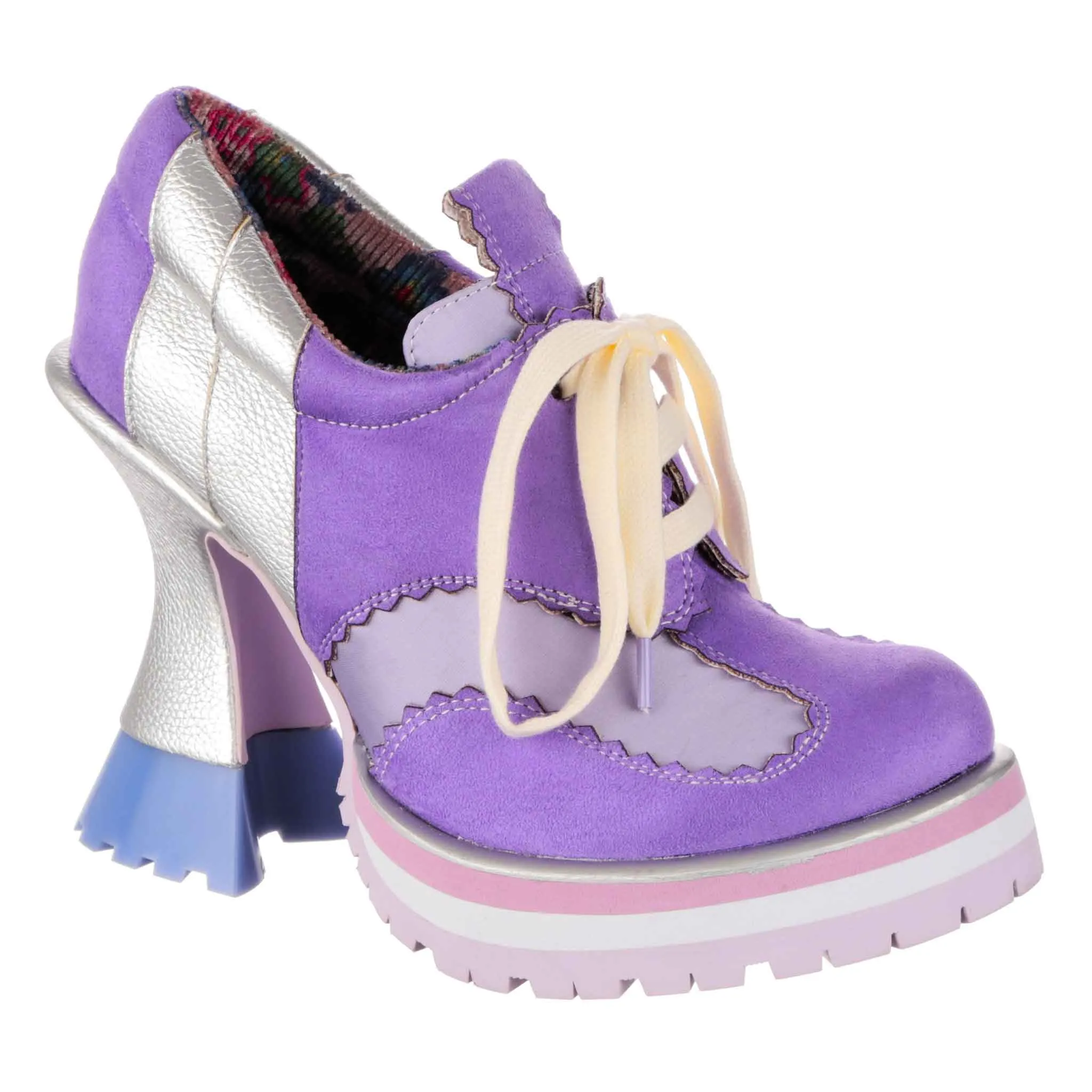 Irregular Choice Womens Winner Takes It All High Heels - Purple