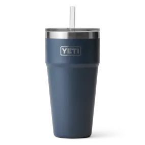 Yeti Rambler 26 Oz Straw Cup Navy